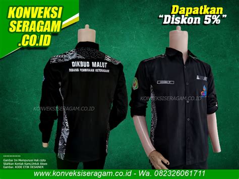 CUSTOM KEMEJA PDH (SATUAN & LUSINAN)/KEMEJA ORGANISASI/KEMEJA INSTANSI