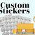 custom sticker etsy shop