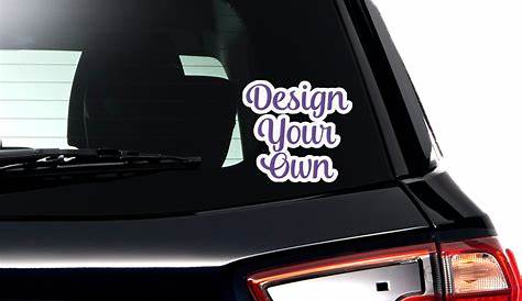 Custom Stickers For Cars Windshield Decals Word And Number Car Truck Window