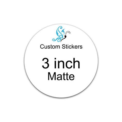 custom 3 inch round labels