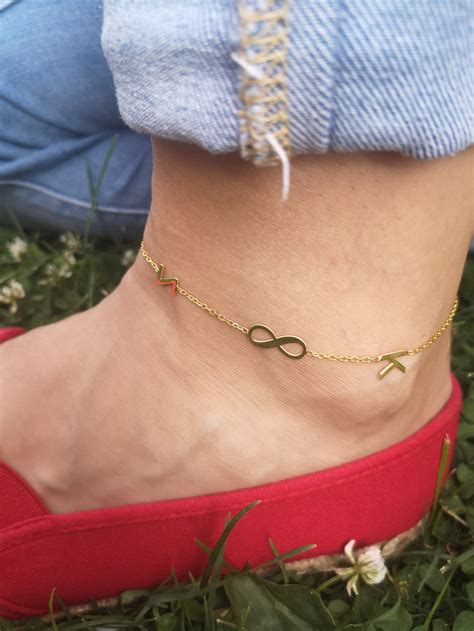 Custom Anklet With Initials