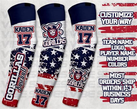 Custom Arm Sleeve Baseball