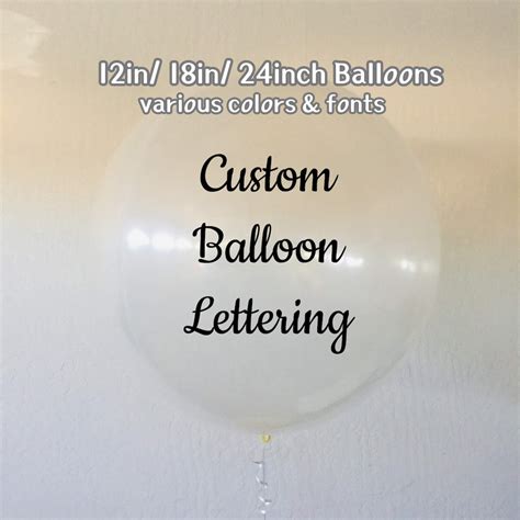 Custom Balloon Decals