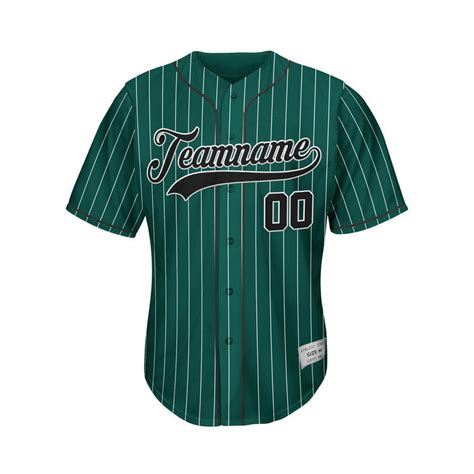 Custom Baseball Jersey Pinstripe