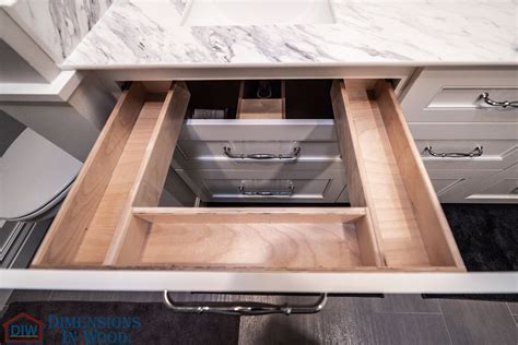 Custom Bathroom Drawers