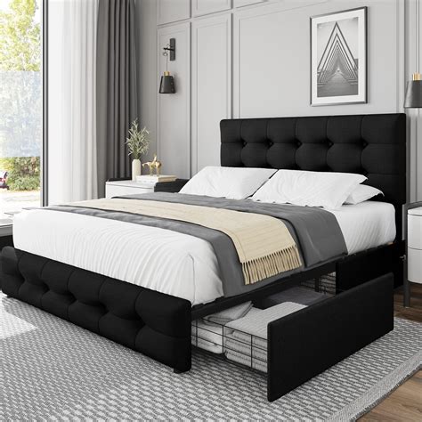 Custom Bed Frame Black