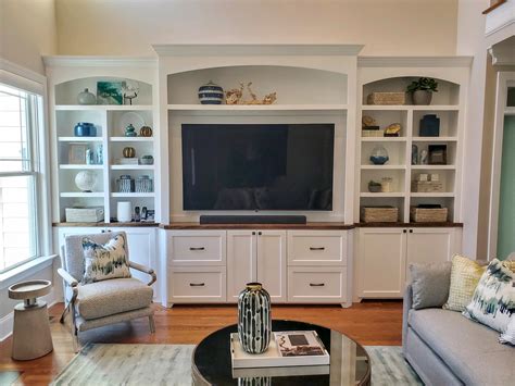 Custom Built Ins Around Tv