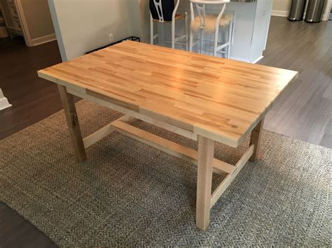 Custom Butcher Block Dining Table