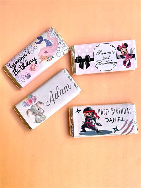 custom chocolate wrapper