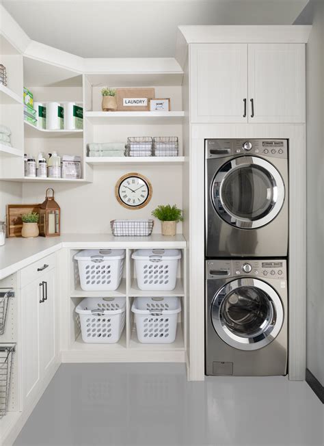 Custom Closet Laundry Storage