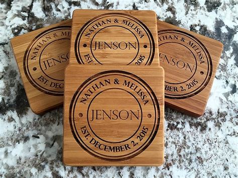 custom coasters for drinks with names