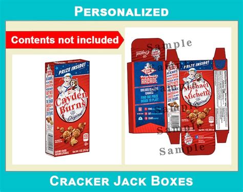Custom Cracker Jack Box