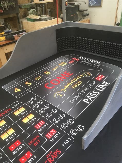 Custom Craps Table Felt