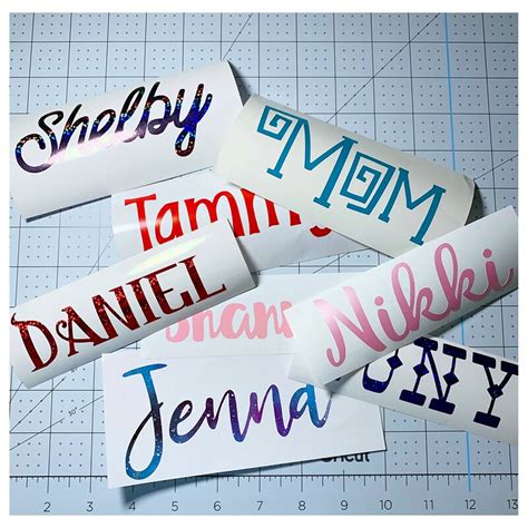 Custom Decal Name Set