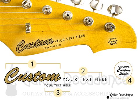 Custom Decals For Guitars