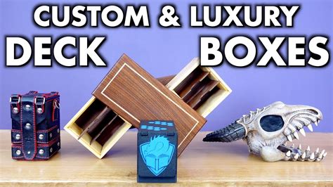 custom deck boxes