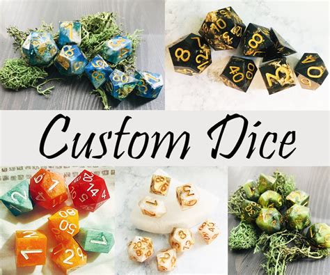 Custom Dice Sets Uk