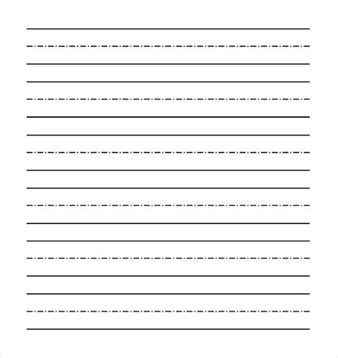 Custom Dotted Lined Paper