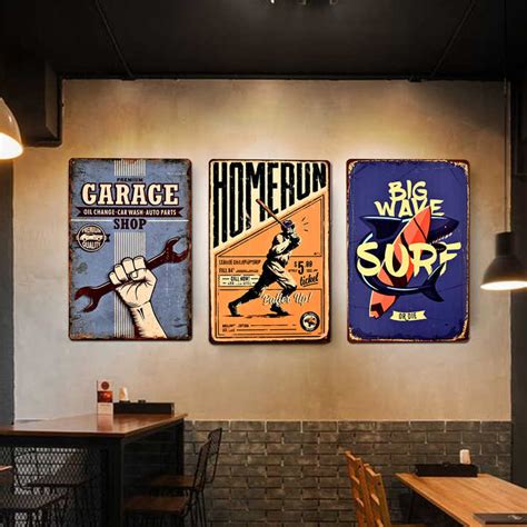 Custom Embossed Tin Signs