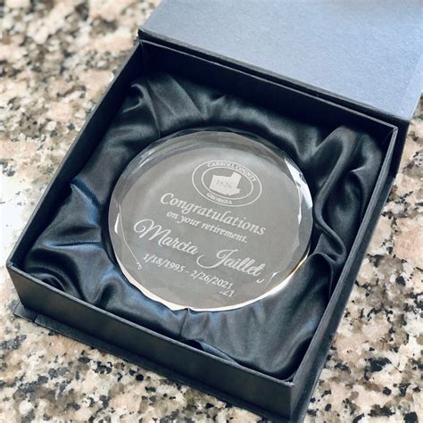 Custom Engraved Paperweight