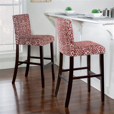 custom fabric counter stools