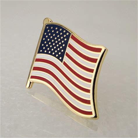 custom flag lapel pin