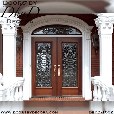 custom glass entry doors modern
