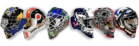 custom hockey goalie helmet wraps