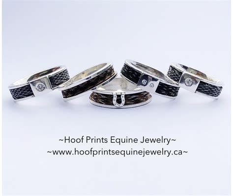 custom horse hair rings