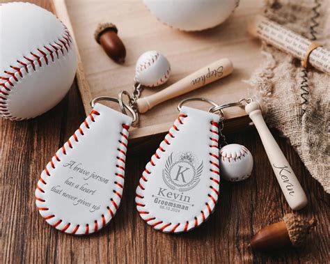 Custom Keychains Baseball
