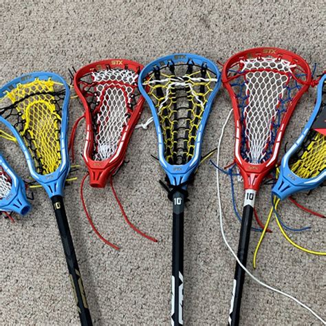 Custom Lacrosse Head Stringing