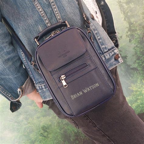 Custom Leather Man Bag