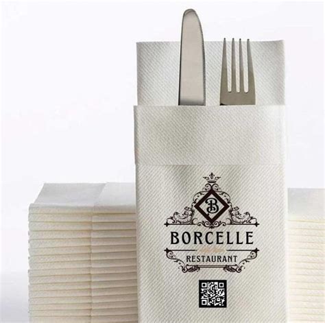 Custom Logo Dinner Napkins