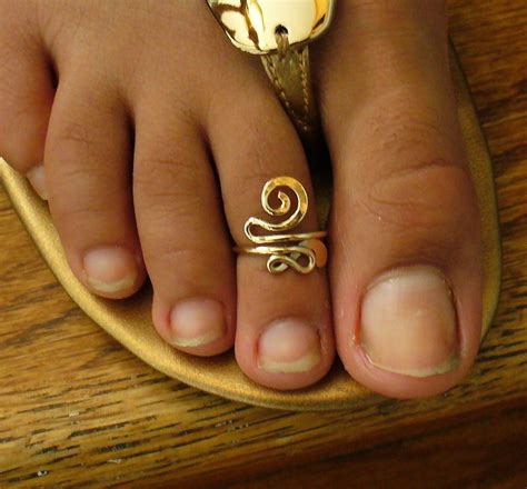 Custom Made Gold Toe Rings
