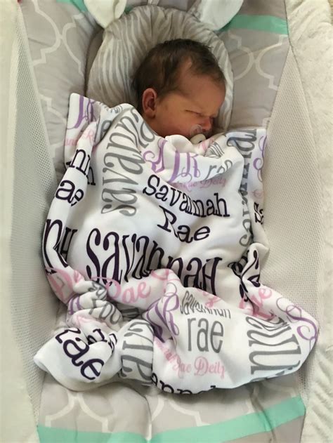 Custom Made Monogram Blanket