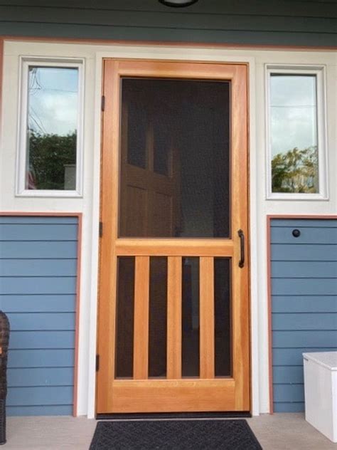 custom made timber screen doors