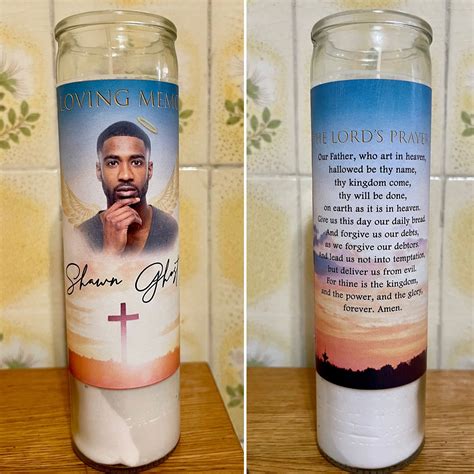 custom memorial candles