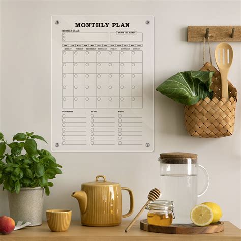 Custom Monthly Calendar