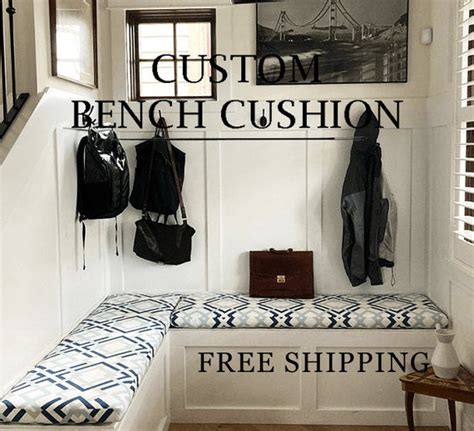 Custom Mudroom Bench Cushions