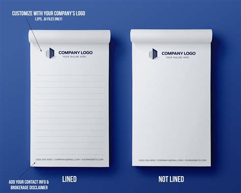 Custom Notepad 8 5 X 11