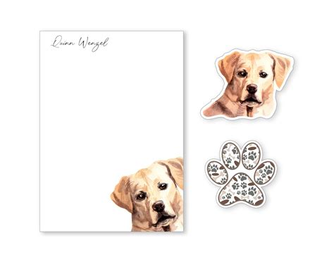 Custom Notepads Dog