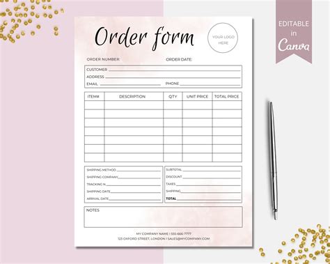Custom Online Order Forms