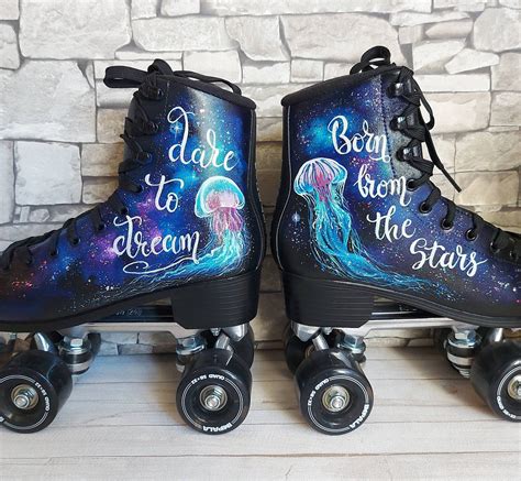 Custom Painted Roller Skates