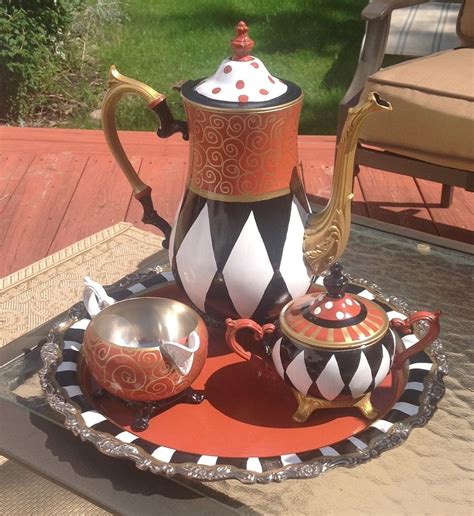 Custom Painted Teapot