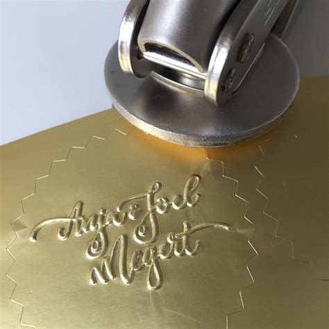 Custom Paper Embossing Stamp