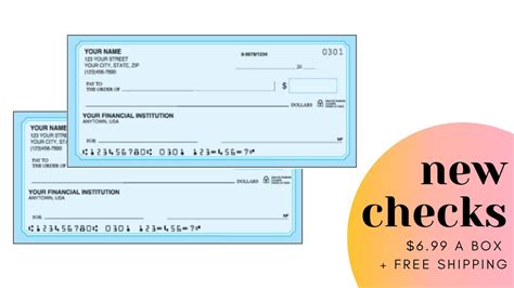 custom personal checks with free shipping
