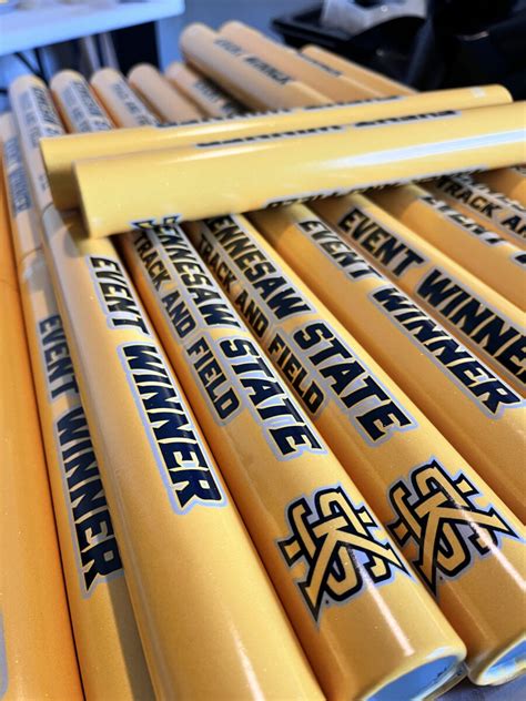 Custom Plastic Track Batons