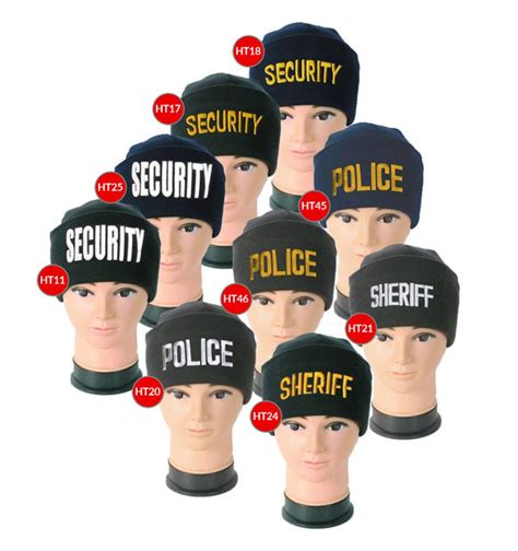 Custom Police Beanies