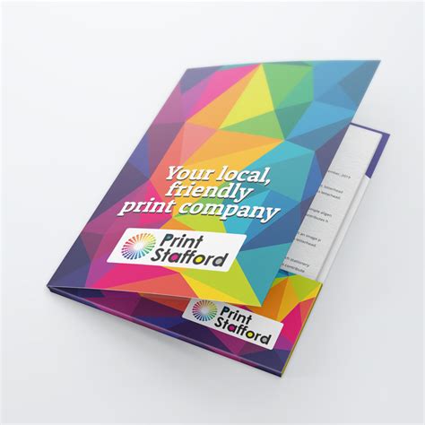 Custom Printed Presentation Folders
