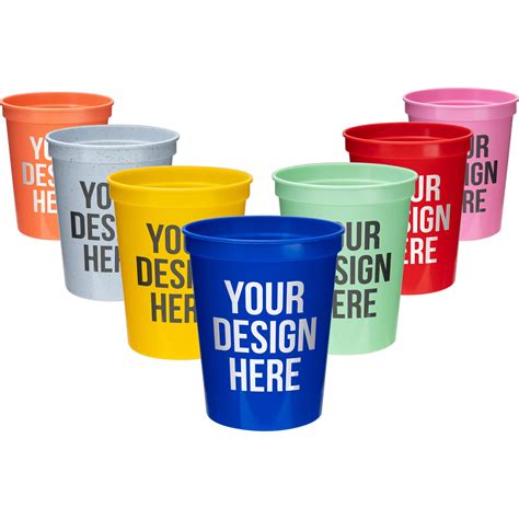 custom reusable plastic cups